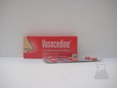 VASOCEDINE PSEUDOEFEDRINE (6TABL)