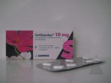 CETIRIZINE SANDOZ 10 MG (7TABL)