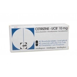 CETIRIZINE UCB 10 MG (40TABL)