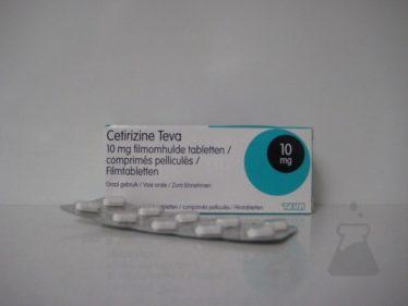 CETIRIZINE TEVA 10 MG (7TABL)