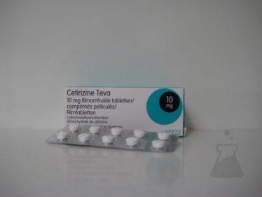 CETIRIZINE TEVA 10 MG (50TABL)