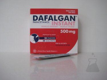 DAFALGAN INSTANT VANIL/AARDB 500MG (20ZAK)