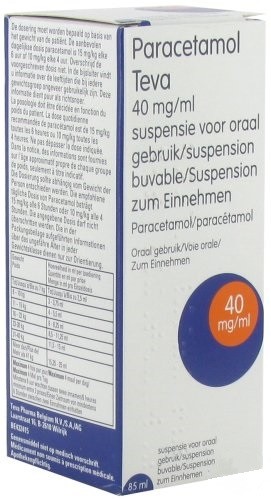 PARACETAMOL TEVA 40MG/ML SUSP (85ML)