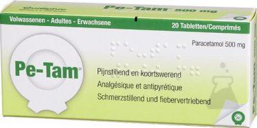 PE-TAM 500 MG (20COMP)