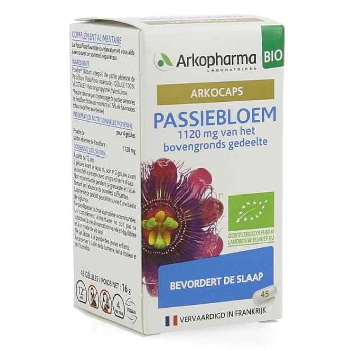 ARKOCAPS PASSIEBLOEM BIO (45CAPS)