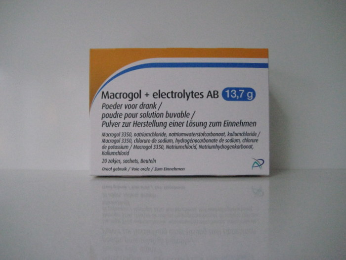 MACROGOL + ELECTROLYT AB 13,7G (20ZAK)